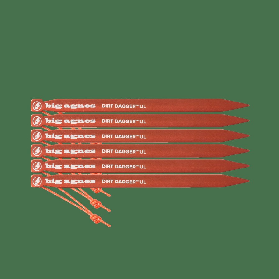 Tents * | Big Agnes Dirt Dagger Ul Tent Stakes: Pack Of 6