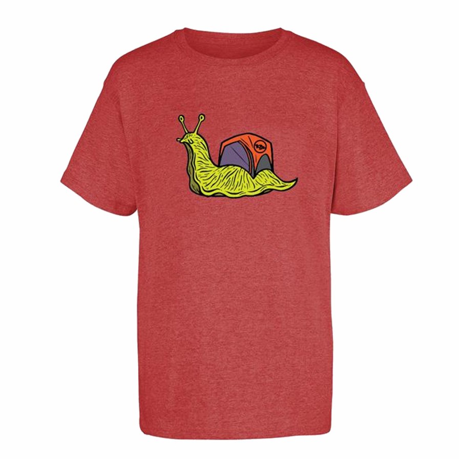 Apparel * | Big Agnes Kids' Shelly T-Shirt Red Heather