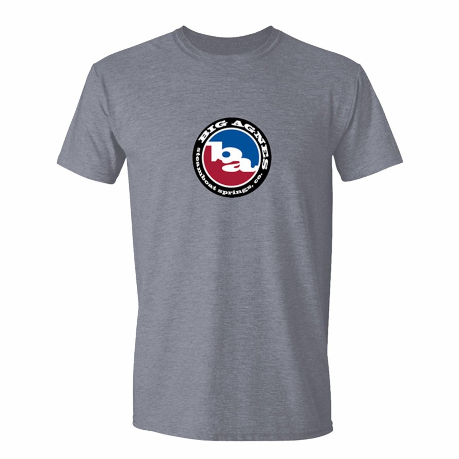 Apparel * | Big Agnes Men'S Classic Logo T-Shirt Ash Heather