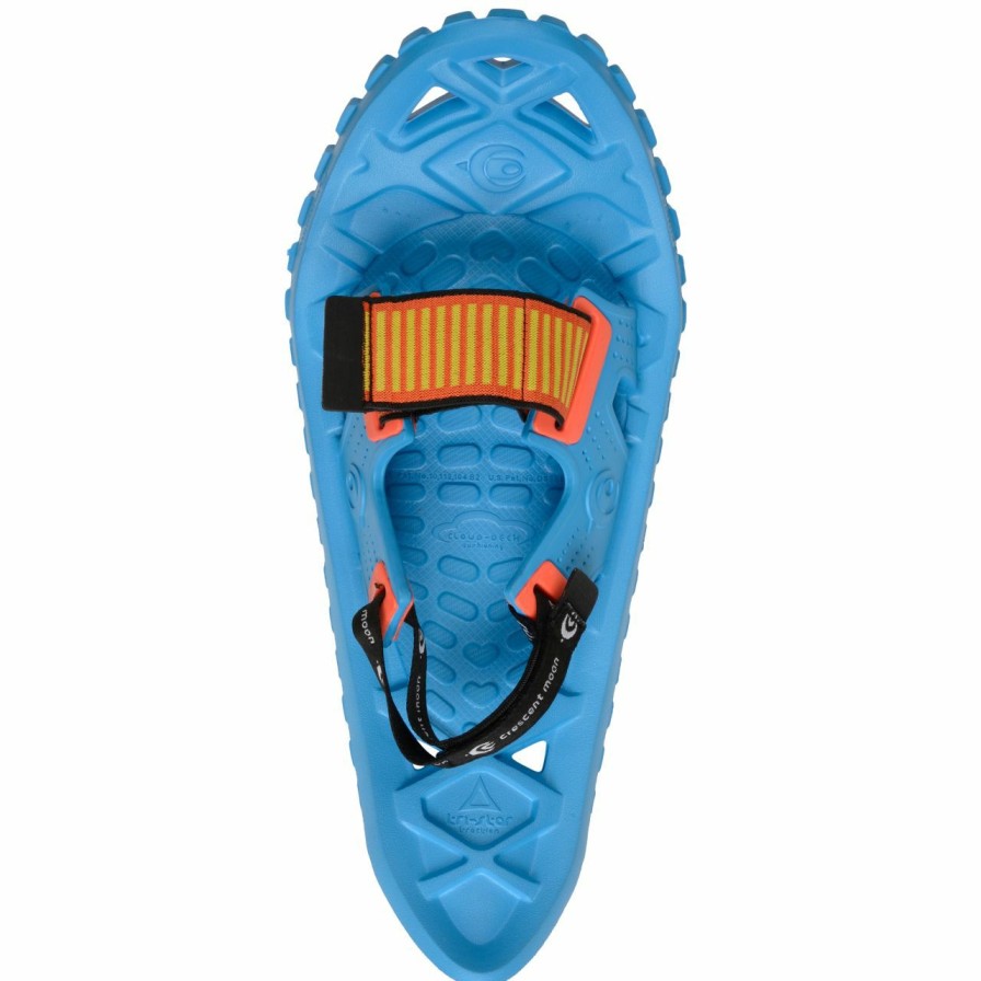 Snow * | Crescent Moon Luna Foam Snowshoes Kid'S Ocean Blue